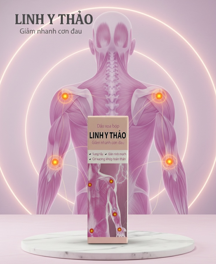 LINH Y THẢO Dung dịch giảm đau oil hương vị giấm 50ml